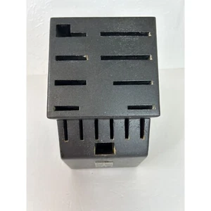 J. A. Henckels Zwilling Black 13 Slot Wooden Knife Storage Block Charcoal Gray - Picture 1 of 6