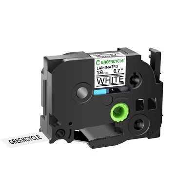 INK-DEPOT for Brother P-touch Label Maker PTD410 TZ TZe-241 Label Tape 18mm 0.7" Laminated