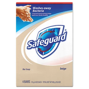 SafeGuard Sapone da Bar Professionale, Beige, Confezione da 4, 4 once Ciascuno, 12/custodia, 48 totali - Foto 1 di 1