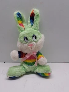 Easter Unlimited Easter Pets Plush Vintage Stuffed Bunny Rabbit Rainbow colors - Picture 1 of 7