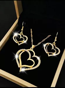 3 PIECE KIT WITH GOLDEN FASHION HEART ORNAMENT - Picture 1 of 5