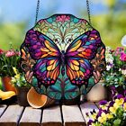 Colorful Butterfly Painted Window Decoration  Christmas