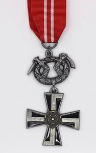 Finnish Order Of The Cross Of Liberty 4th Class with ribbon - Picture 1 of 3