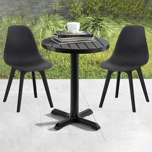 Mingone Gartentisch Stuhl sets Bistrotisch Gratenstuhl Esstisch Essstuhl Balkon - Bild 1 von 10