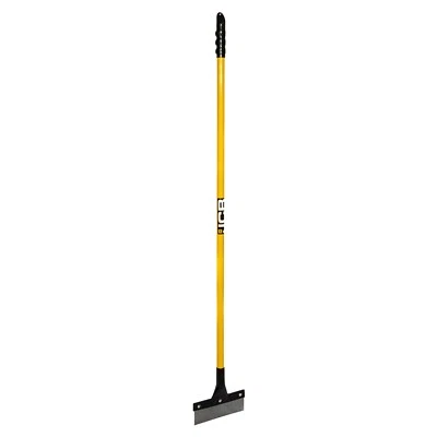 JCB TOOLS JCB Spring Steel Floor Scraper Professional 200mm Heavy-Duty Long Handle