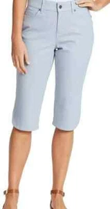 Gloria Vanderbilt Ladies' Hidden Comfort Stretch Skimmer Capri Violet Bliss 8 - Picture 1 of 4