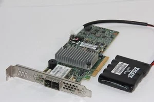 Controlador RAID LSI LOGIC MR SAS 9380-8E 8 puertos 12 Gb PCIe 3.0 MegaRAID con batería - Imagen 1 de 4