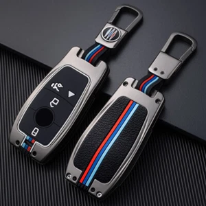 Zinc Alloy Shell Key Fob Bag Chain Cover Case Accessories For Mercedes-Benz - Picture 1 of 10