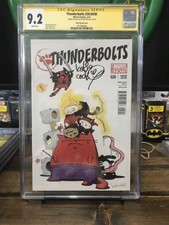 Thunderbolts 20 Cook Variant Cgc 9.2 Signed and sketched by Katie Cook