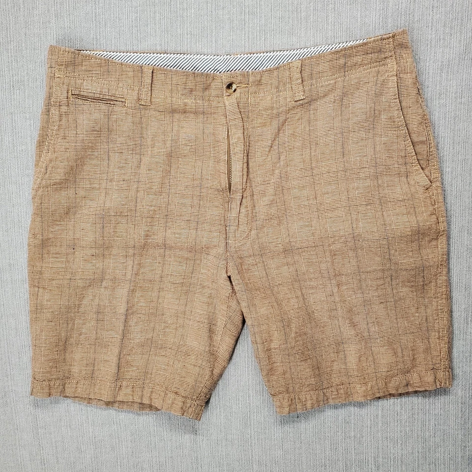 Pantalones Cortos Daniel Cremieux a Cuadros Para Hombre Talla 40 XL Nantucket Golf Negocios Informales Cuadros Foto 1 de 4