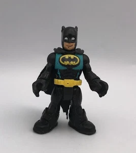 Fisher Price Imaginext DC Super Action Figure BATMAN Black Turquoise Armor - Picture 1 of 3