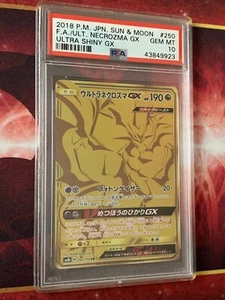 Juego de Tarjetas Japonesas Ultra Brillantes GX - Necrozma GX 250/150 - PSA 10 GEMAS COMO NUEVAS - Imagen 1 de 2