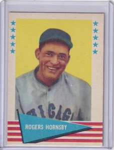 ROGER HORNSBY 1961 FLEER BASEBALL GRÖSSEN # 43 CHICAGO JUNGEN - EX - Bild 1 von 2