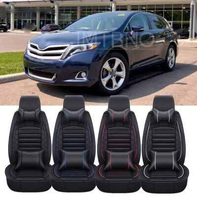Juego completo de fundas de asiento de coche delanteras traseras para Toyota Venza 2009-2015 Foto 1 de 4