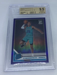 2019-20 Optic Purple Prizm Holo PJ WASHINGTON RATED ROOKIE BGS 9.5 GEM MINT POP3 - Picture 1 of 3