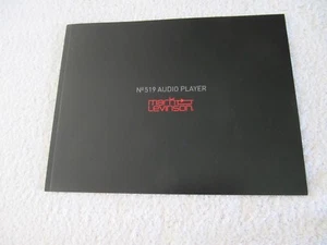 Mark Levinson No. 519 Audio Player Brochure - Picture 1 of 11