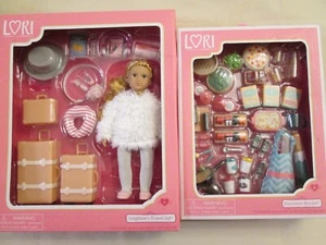 Battat Lori Doll Lot Leighton's Travel Set Gourmet Market 6" Leighton NRFB Play - Picture 1 of 10