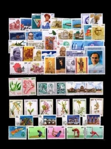 INDIA 1991 STAMP COMPLETE COMMEMORATIVE YEAR PACK 56 DIFF INCLUDING SETENANT.MNH - Picture 1 of 1