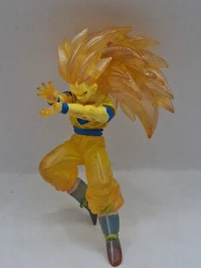 Dragon Ball Z Banpresto Super Saiyan 3 Transparent Son Goku Kamehameha Keychain - Picture 1 of 2