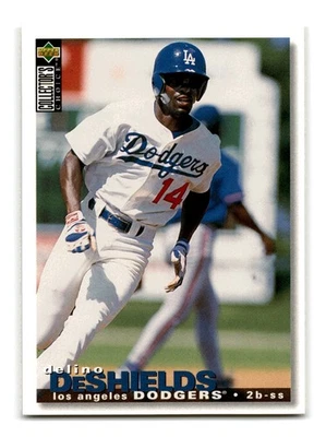 Delino DeShields 1995 Collector's Choice #218 Los Angeles Dodgers Mint - Image 1 of 2