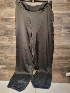 Pantalones de tiro alto al tobillo Express de seda talla M nuevos con etiquetas  - Imagen 1 de 7