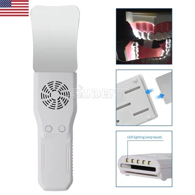 Nuevo sistema fotográfico intraoral LED sin niebla espejo dental oclusal + 4 espejos EE. UU. Foto 1 de 4