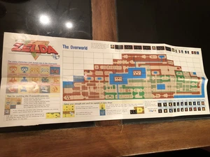 THE LEGEND OF ZELDA MAP AND STRATEGIES INSTRUCTION MANUAL BOOK NINTENDO NES HQ - Picture 1 of 1