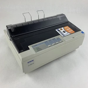 Epson LX-300+II P170B Dot Matrix 9-Pin Printer Tested No Ribbon - Picture 1 of 18