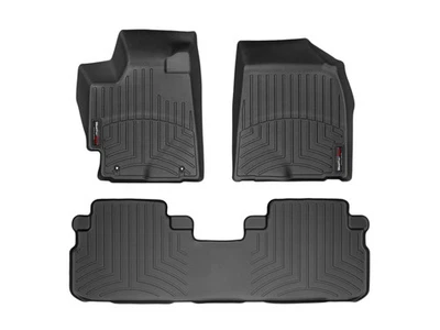 WeatherTech FloorLiner for 2008-2013 Toyota Highlander - 1st & 2nd Row, Black - Image 1 of 4