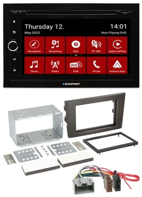 Blaupunkt MP3 DVD Bluetooth DAB 2DIN USB Autoradio für Volvo XC 90 02-14 14 Pin - Bild 1 von 4