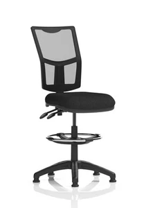 Eclipse Plus Ii Mesh Chair Black Hi Rise Kit KC0262 - Afbeelding 1 van 1