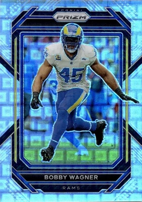 2022 Panini Prizm Pandora Premium Silver Holo /400 #166 Bobby Wagner LA - Image 1 of 3