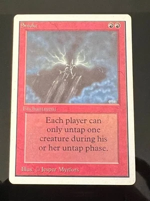 Magic the Gathering MTG Unlimited Smoke NM-  (Beta Bob) - Image 1 of 2
