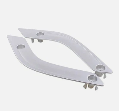 Pair Interior Door Grab Handle Inserts Cover Trim For Jeep Wrangler JK 2011-18 - Image 1 of 4