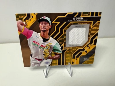 Yu Darvish 2025 Topps Series 1 City Connect Swatch Collection /50 #CC-YD Padres - Image 1 of 4