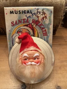 Vintage 60er Jahre Musik Weihnachtskranz OVP Stille Nacht Zug zum Musizieren - Bild 1 von 7