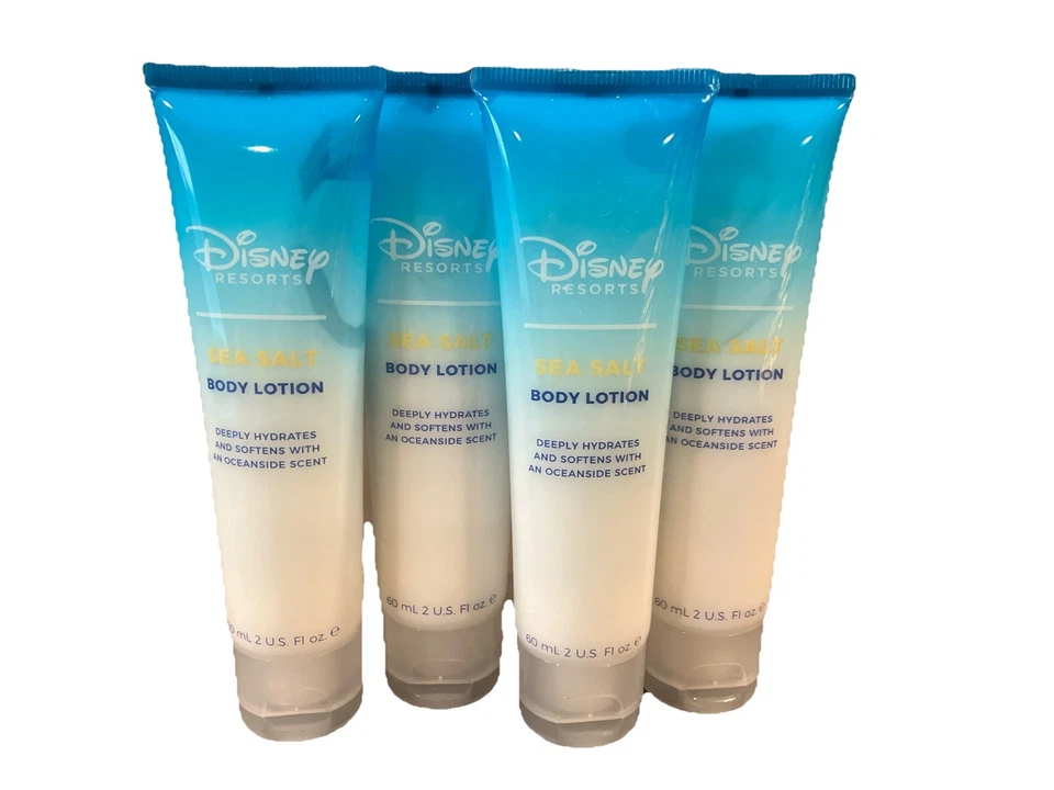 Nueva loción de sal marina Disney Resorts CUATRO tamaño de viaje (2 OZ) (no antigua marca H2O) Foto 1 de 4