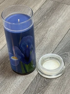 Nueva vela Yankee azul real iris 20 oz vela descontinuada retirada azul - Imagen 1 de 6