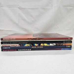 DC Lot 6 Superman TPB: Sacrifice The Man of Steel Panic in the Sky Red Son... - Bild 1 von 5