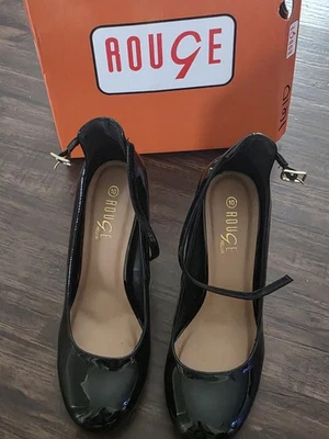 ROUGE Helium Black Patent Mary Jane Heels – Women’s Size 10 - Image 1 of 4