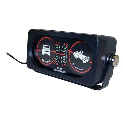 Crown Automotive RT27003 Clinometer All Jeeps Roll and Pitch Gauge w/ CJ Graphic Foto 1 de 3
