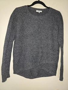 Madewell Charcoal Gray Pullover Sweater Cottagecore Preppy Preloved Size Small - Picture 1 of 6