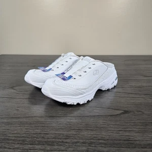 Skechers D'Lites Bright Sky White Womens Size 9.5 Sneakers Slip On Mule 11933 - Picture 1 of 10