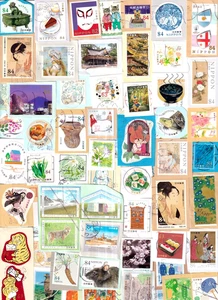 @@@JAPAN 1000 LARGE COMMEMORATIVE STAMPS / ON PAPER - Picture 1 of 1