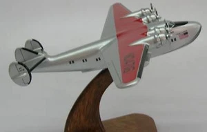 Boeing B-314 Pan Am China Clipper Airplane Desktop Wood Model Small New - Picture 1 of 1