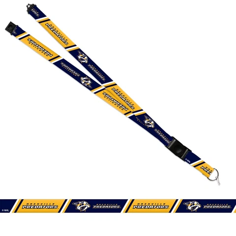 Nashville Predators Breakaway Detachable Keychain ID Holder Lanyard NHL NWT Cover