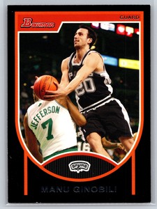 2007  Bowman #51 Manu Ginobili Spurs HOF