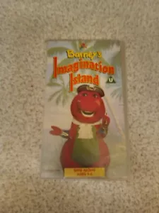 BARNEY THE PURPLE DINOSAUR EARLY PAL VHS VIDEO VOL 4 IMAGINATION ISLAND 1994/5 - Picture 1 of 4