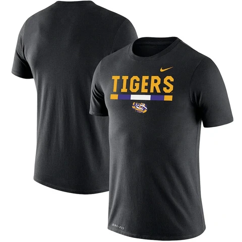 Nike LSU Tigers Team DNA Legend Performance T-Shirt Black Color Size XL Cover