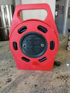 Power Caddy Plus 25' Extension  Cord With 4 Outlets And Resettable Circuit... - Picture 1 of 3